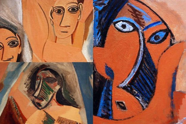 picasso demoiselles d avignon visages museum s